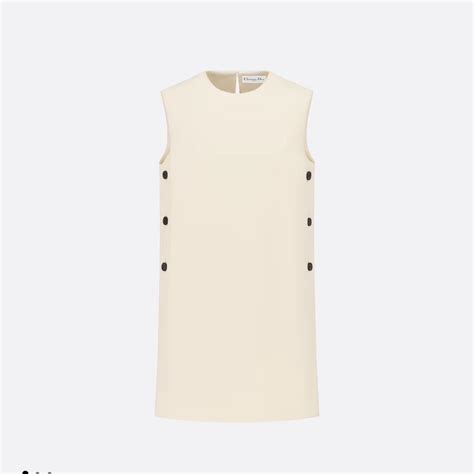 dior tunic dress|Tunic White Wool and Silk .